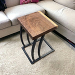 Walnut Snack Side Table